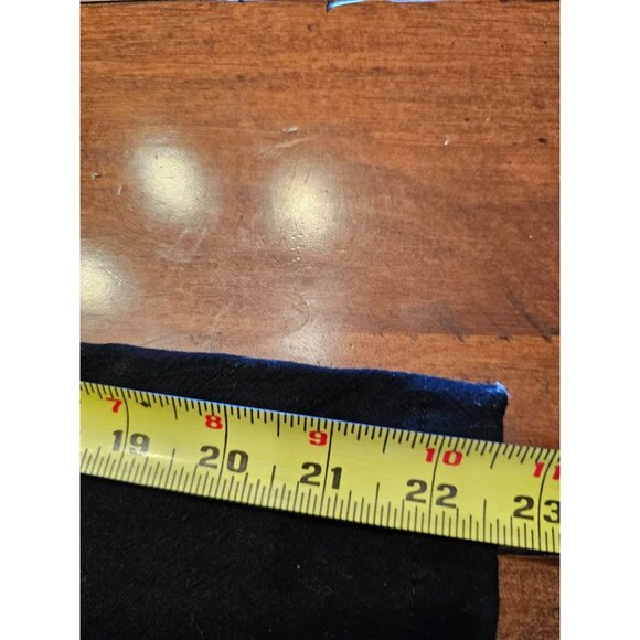 NEW Overalls Wide Leg Cropped Size XL Black Yesno - Picture 3 of 8